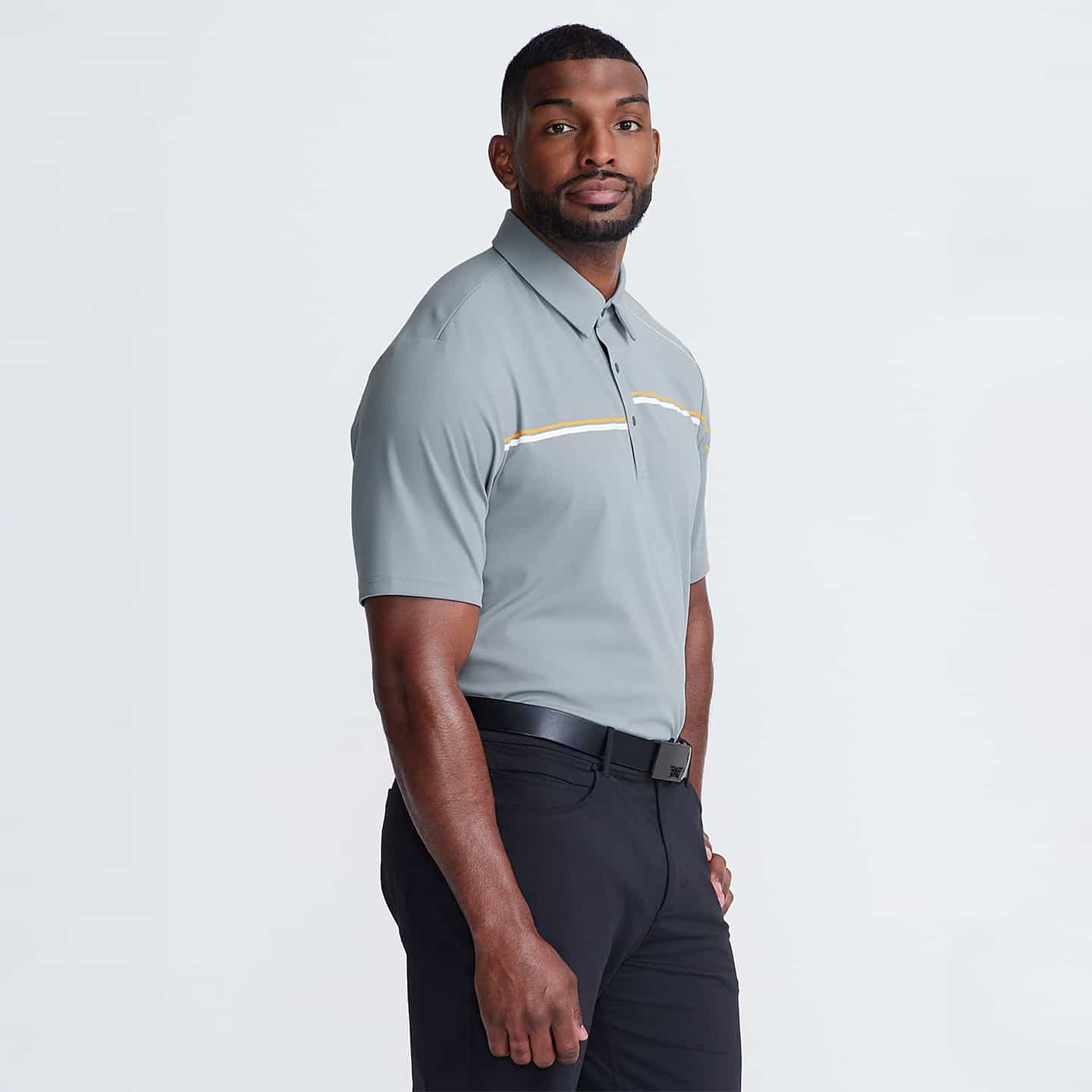 Polo à Manches Texturées Comfort Fit X Pour Homme