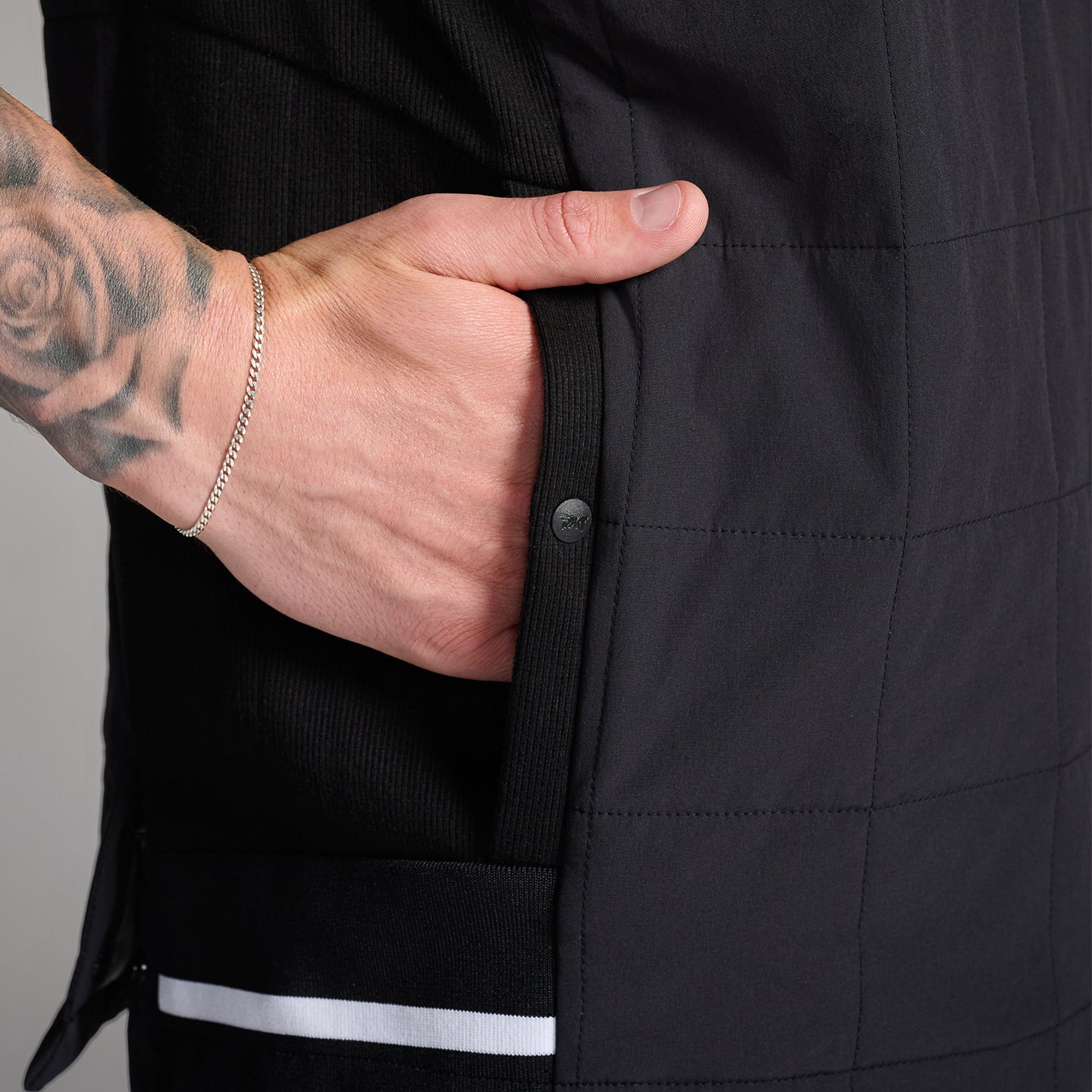 Veste matelassée à demi-glissière
