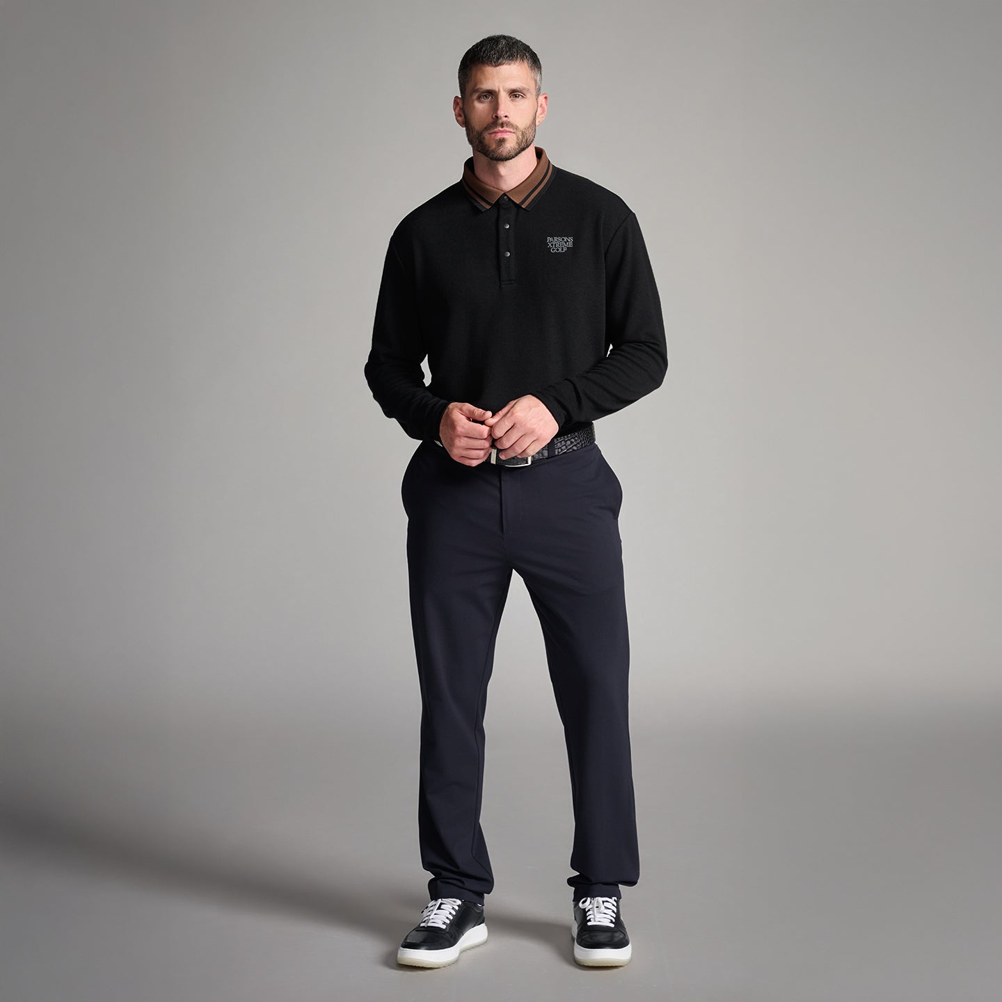 Polo Comfort Fit Plush à manches longues