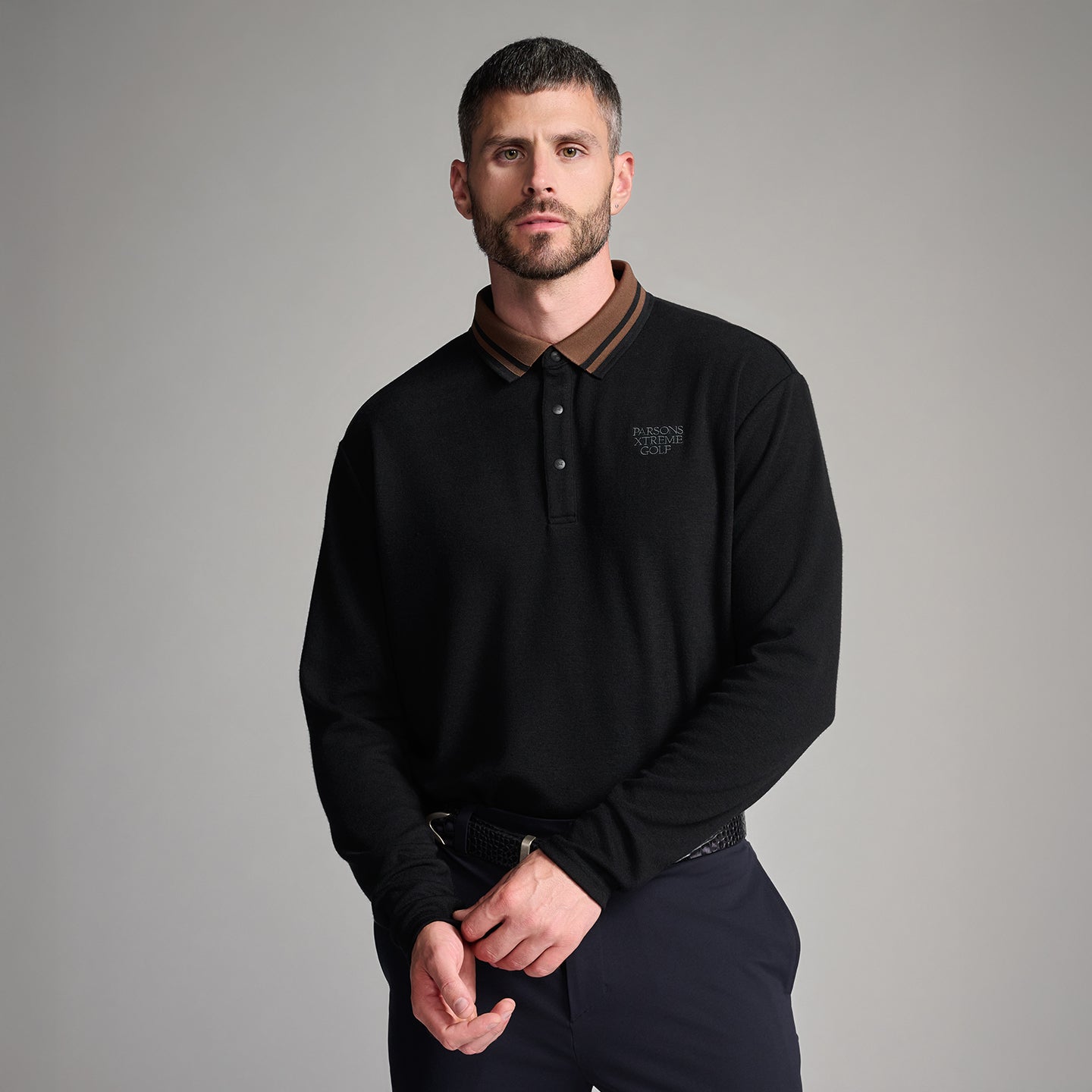 Polo Comfort Fit Plush à manches longues