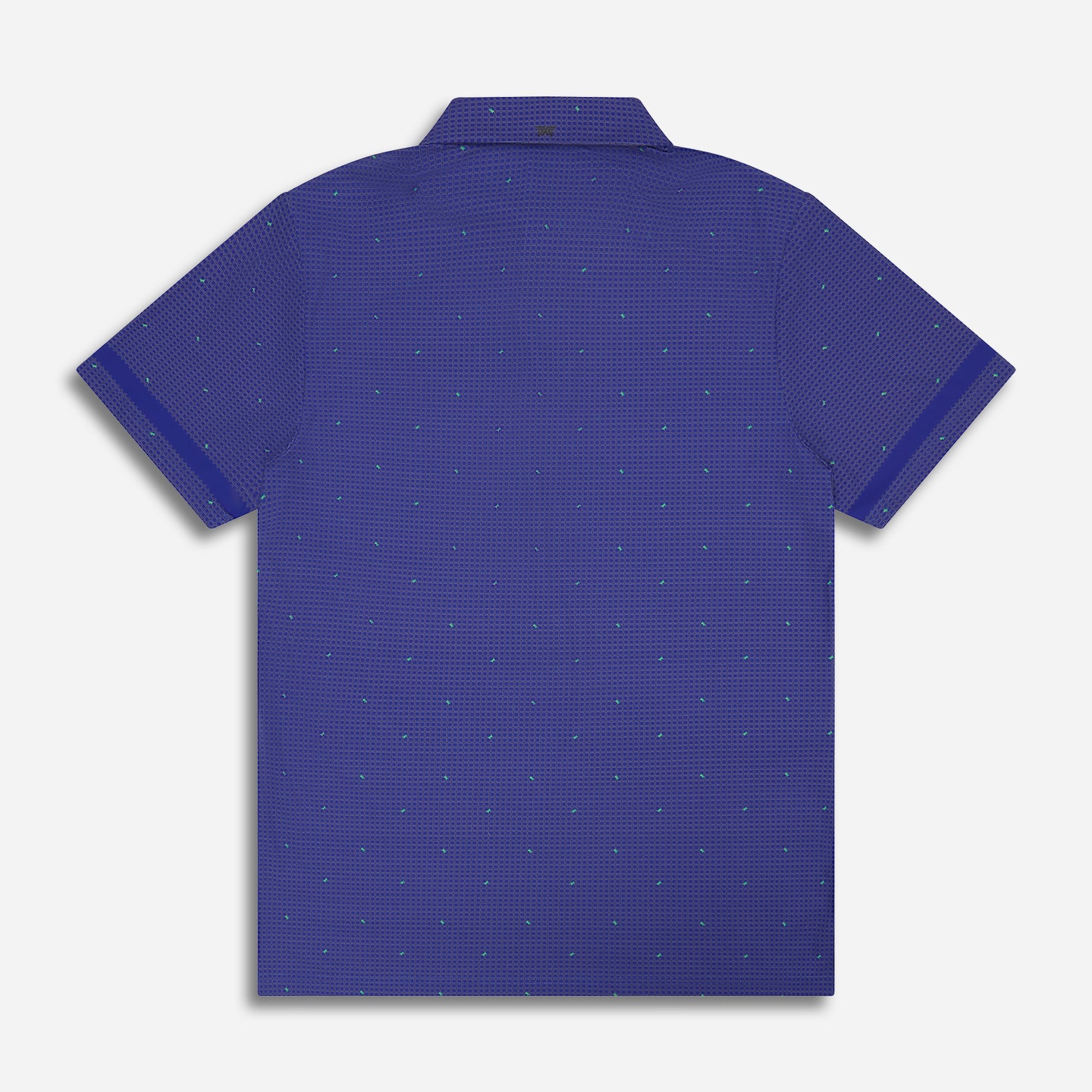 Men's Basket Weave Print Polo