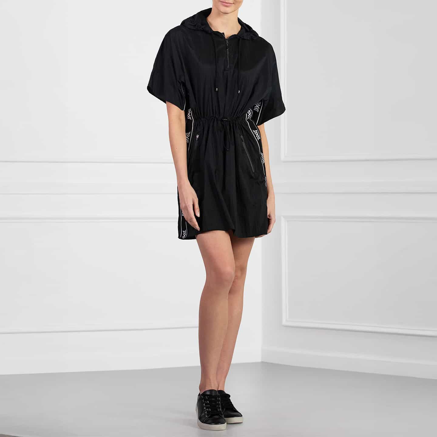 Robe à Capuchon Cintrée à la Taille Pour Femme