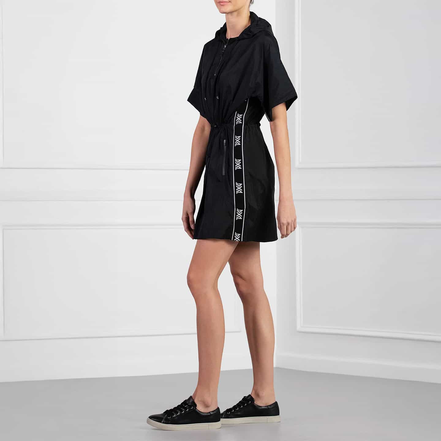 Robe à Capuchon Cintrée à la Taille Pour Femme