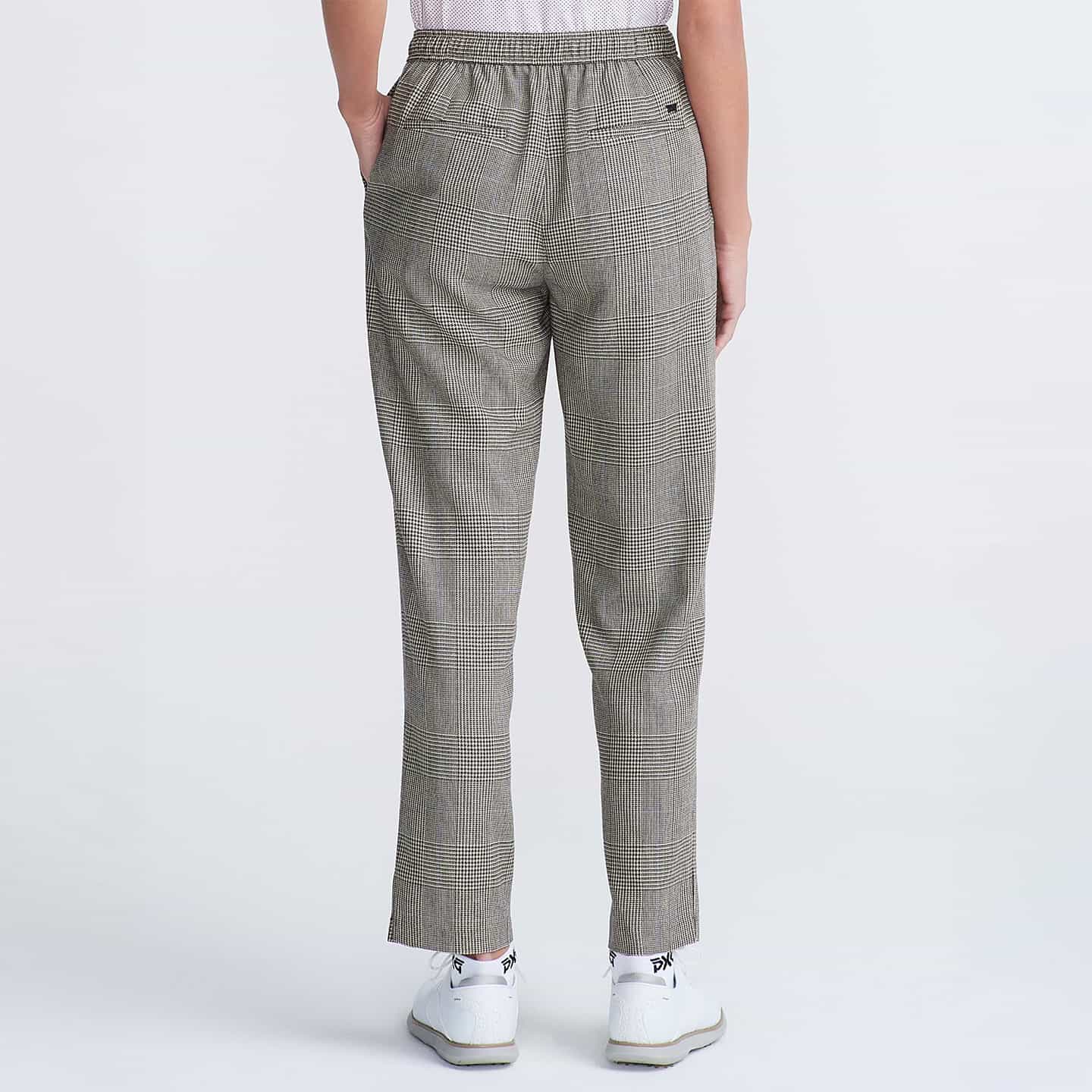 Pantalon Prince Of De Galles Avec Cordon De Serrage Pour Femmes