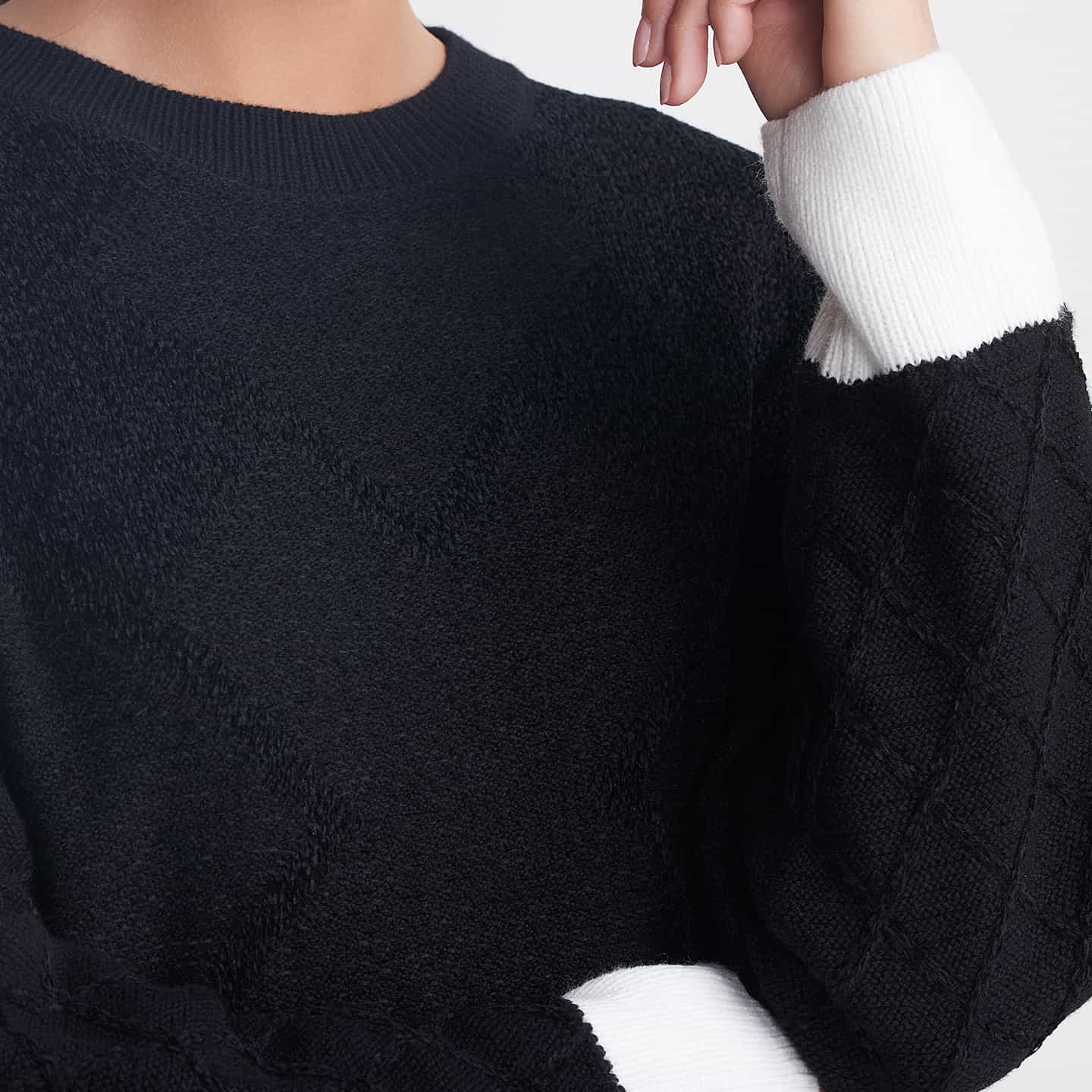 Chandail Argyle X Pour Femmes