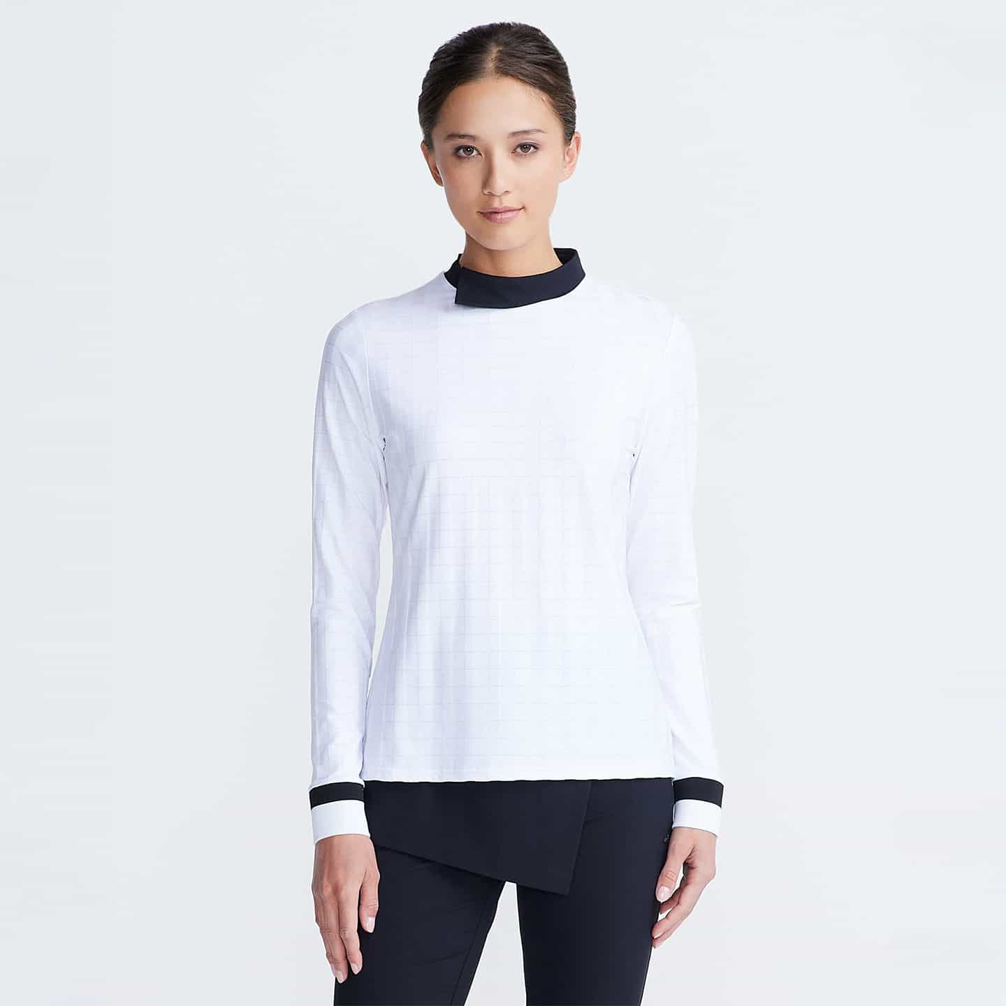 Chandail Asymétrique À Col Cheminée Pour Femmes