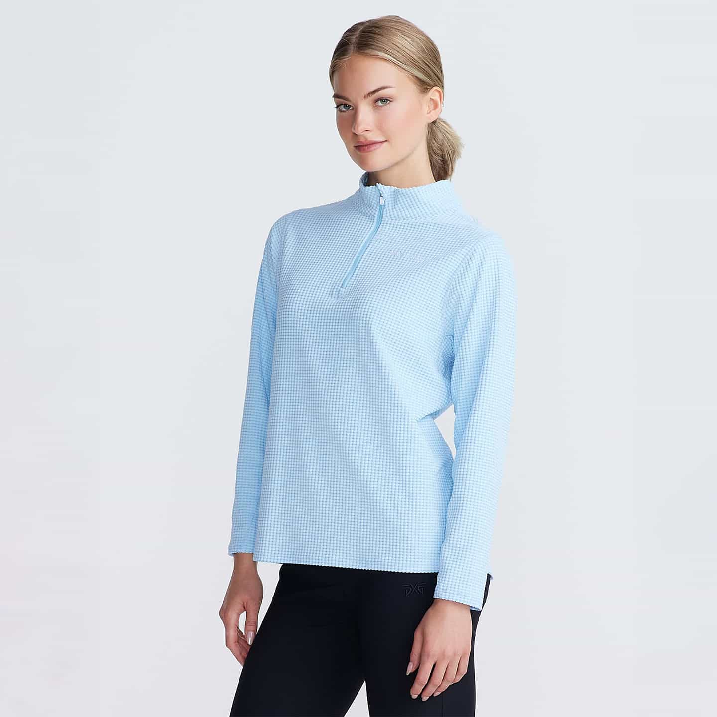 Chandail Confortable Avec Fermeture À Glissière ¼ Pour Femmes