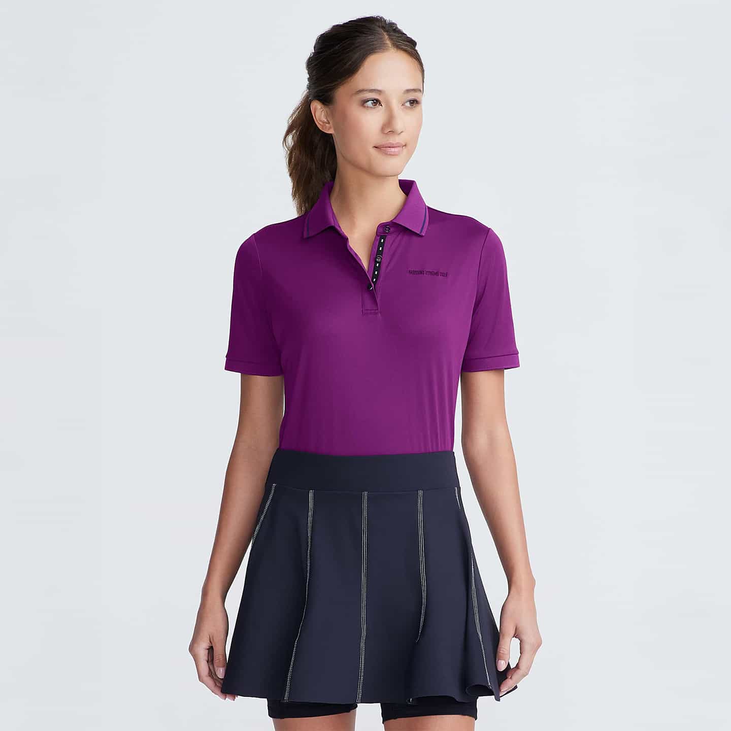 Polo Classique À Col Côtelé Pour Femmes