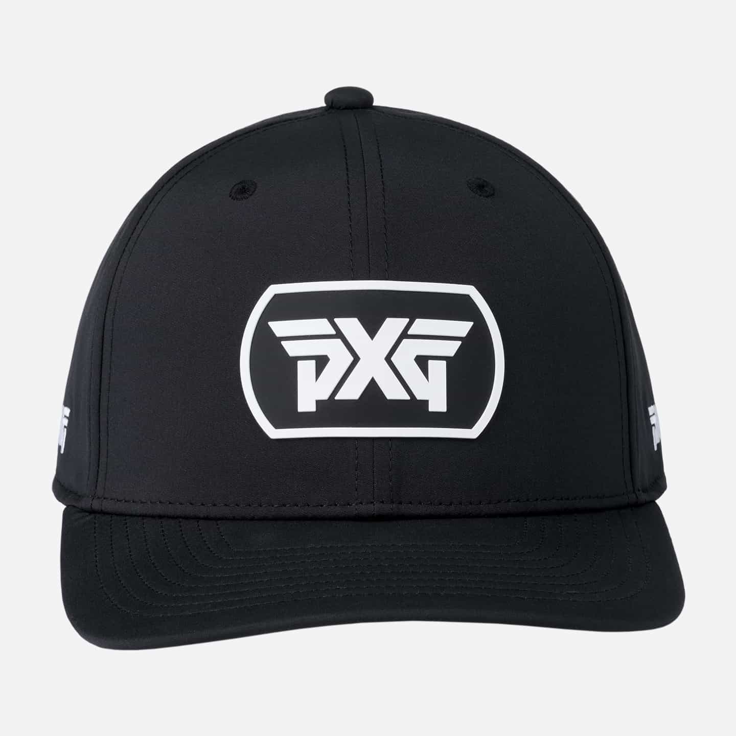 Casquette couronne basse six panneaux à languette de réglage « snapback » et plaque d’identité – Œillets standards