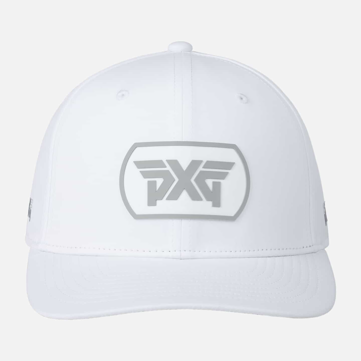 Casquette couronne basse six panneaux à languette de réglage « snapback » et plaque d’identité – Œillets standards
