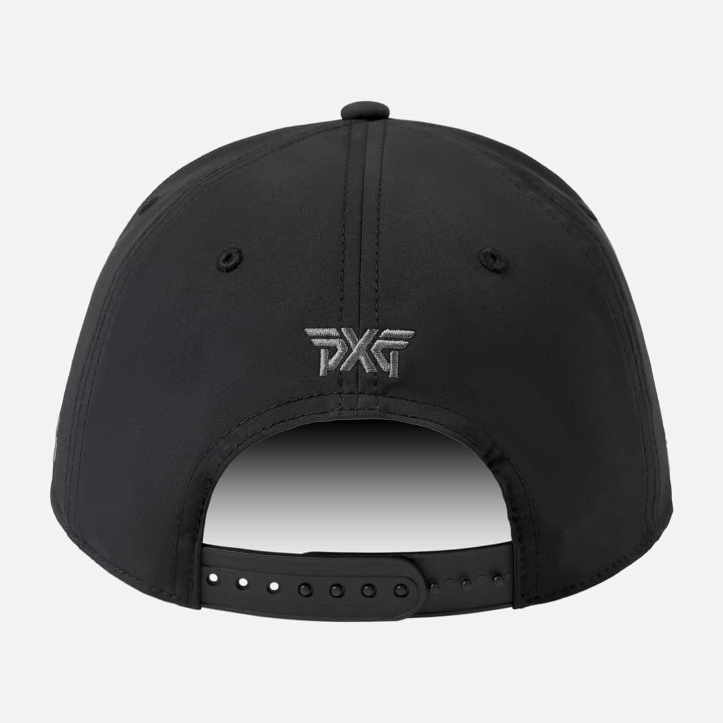 2024 Darkness Skull 6 Panel Curved Bill Snapback - Black - One Size