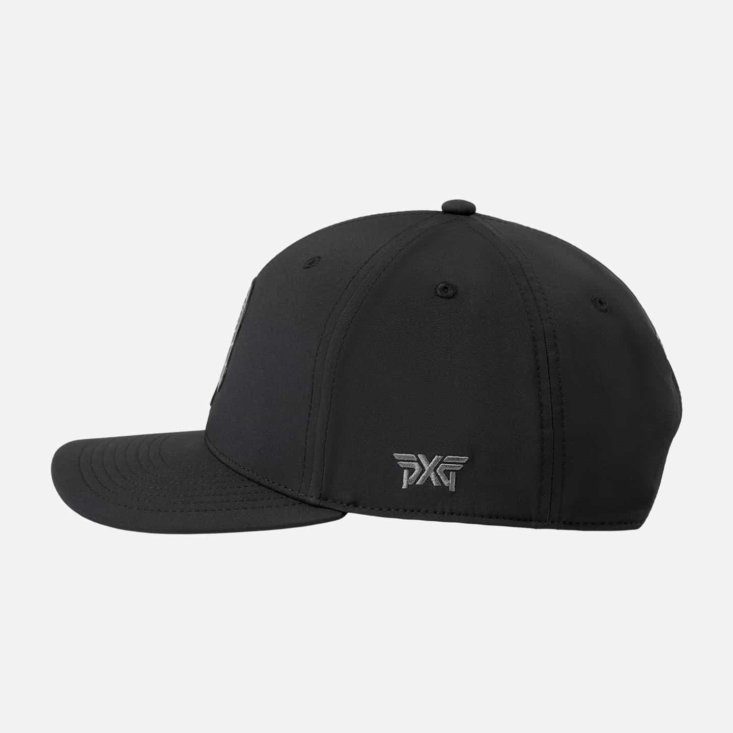 2024 Darkness Skull 6 Panel Curved Bill Snapback - Black - One Size
