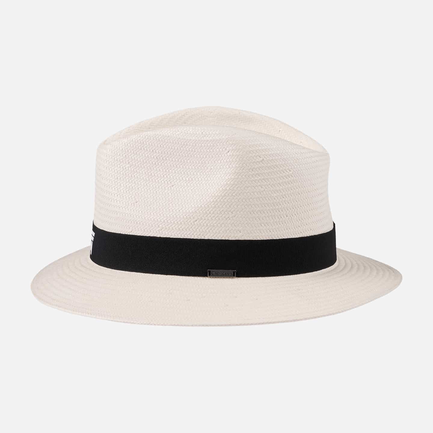 Banded Fedora Straw Hat