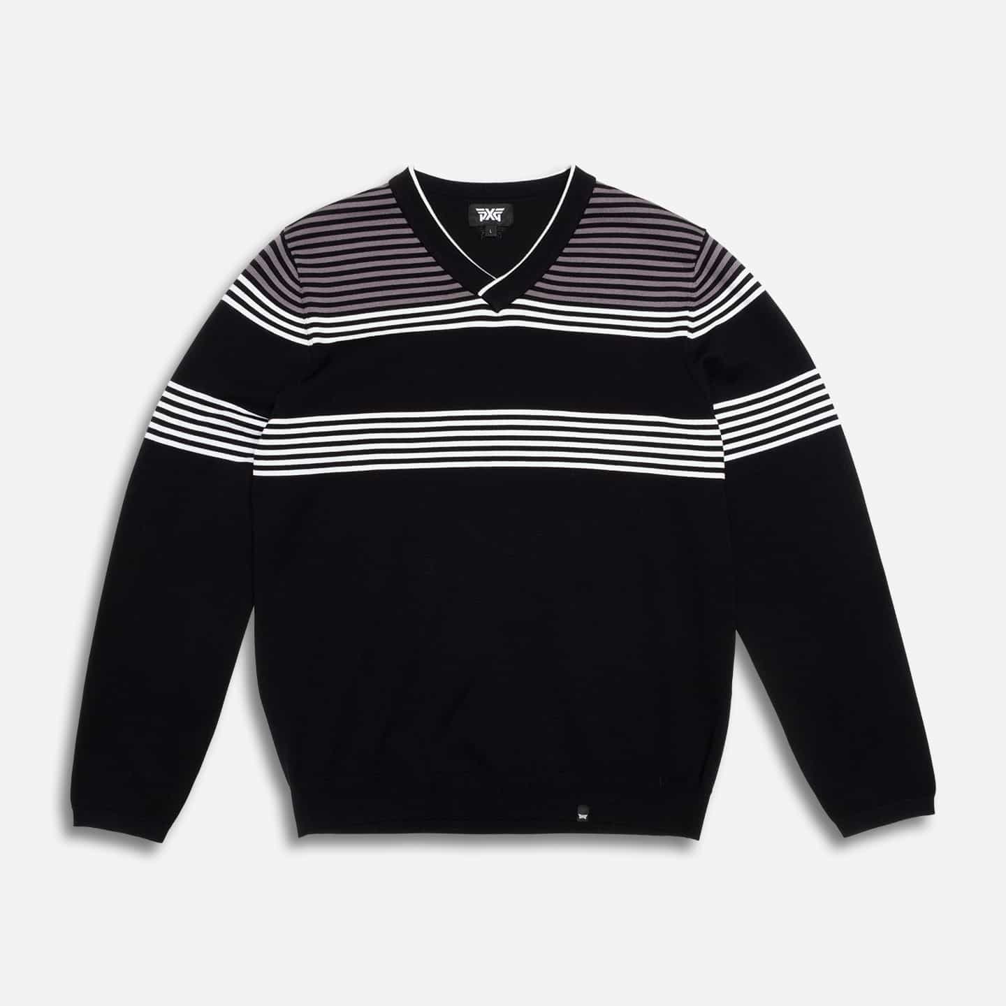 Pull À Col En V À Rayures Multiples