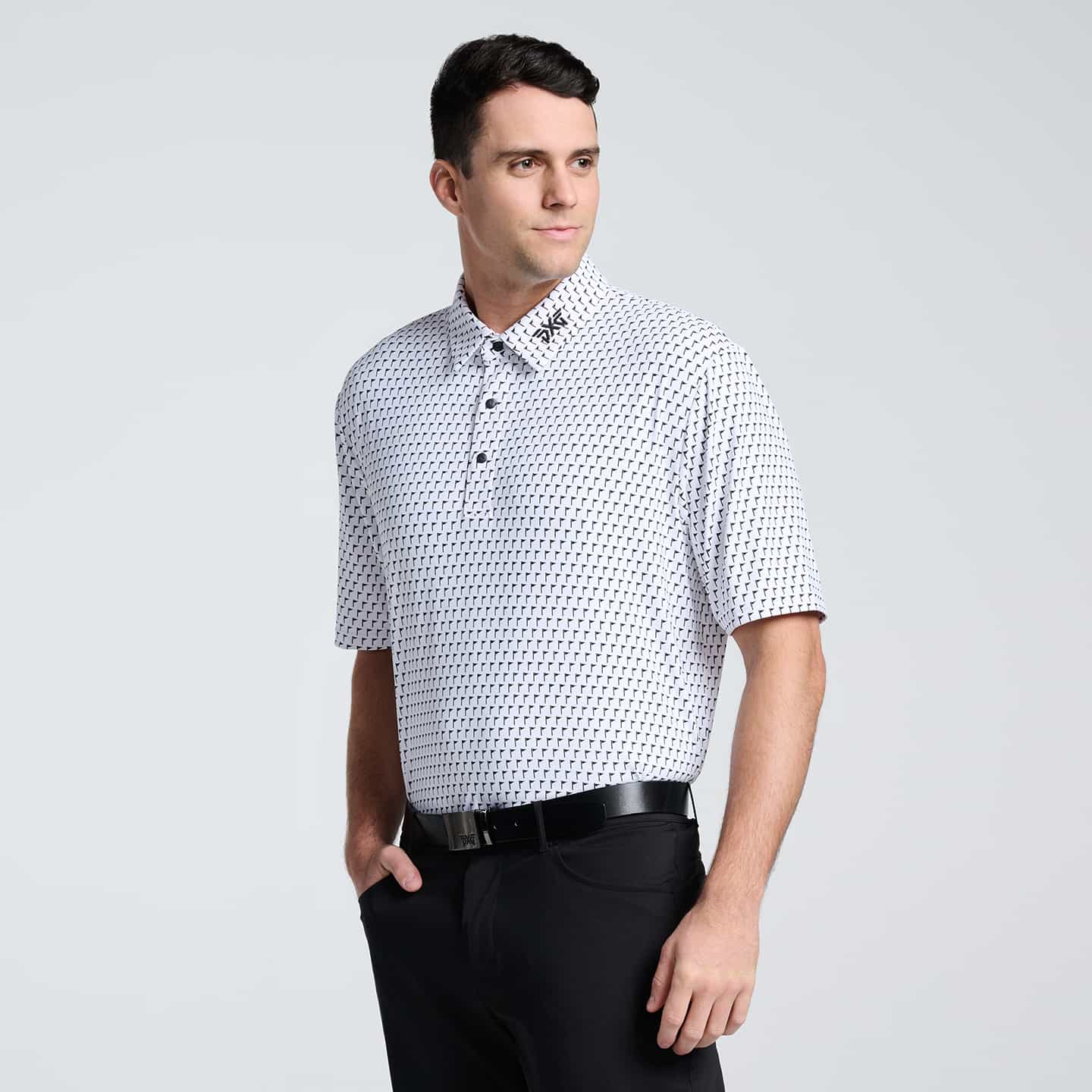 Men's Tour Pin Flag Polo