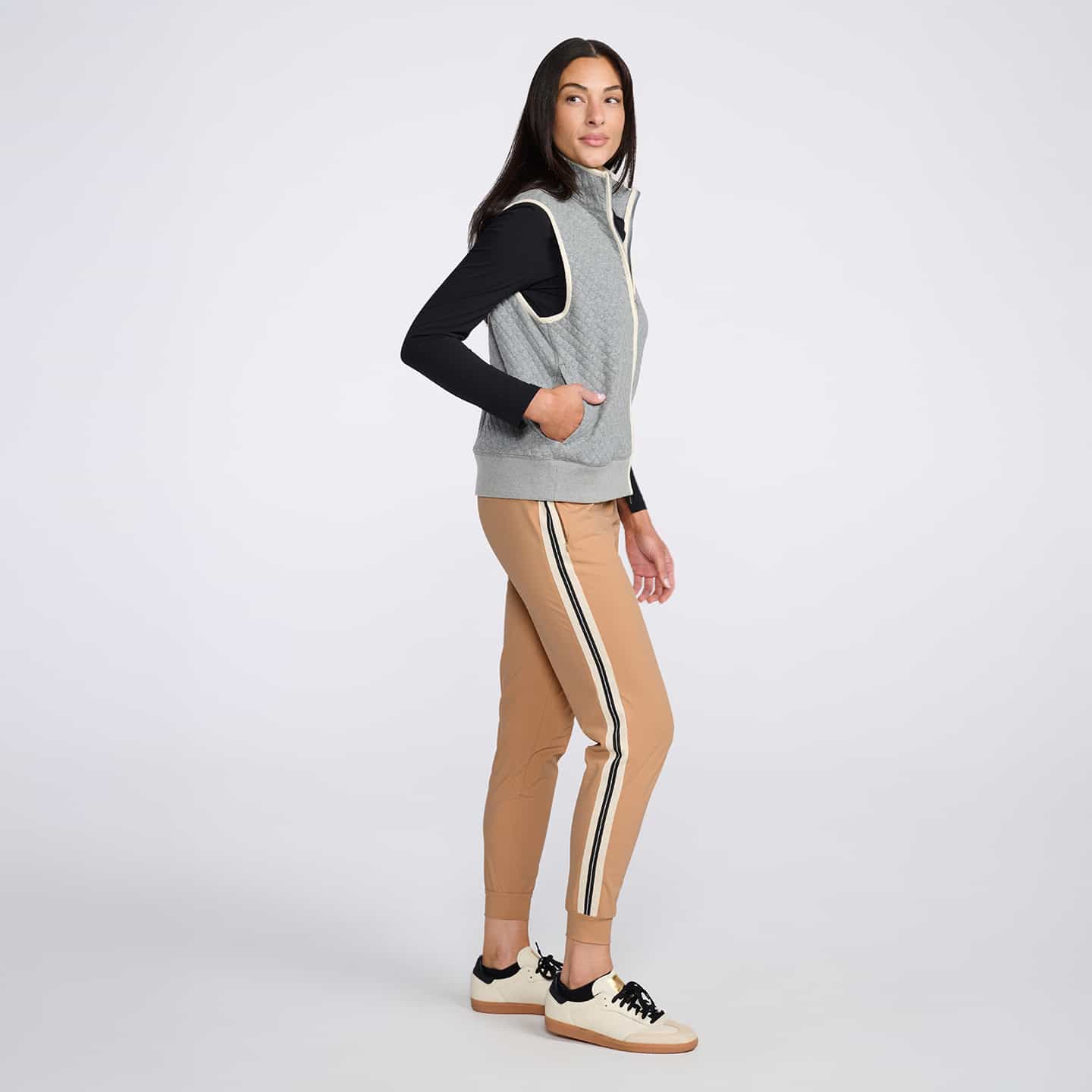 Gilet Matelassé Boyfriend Pour Femmes