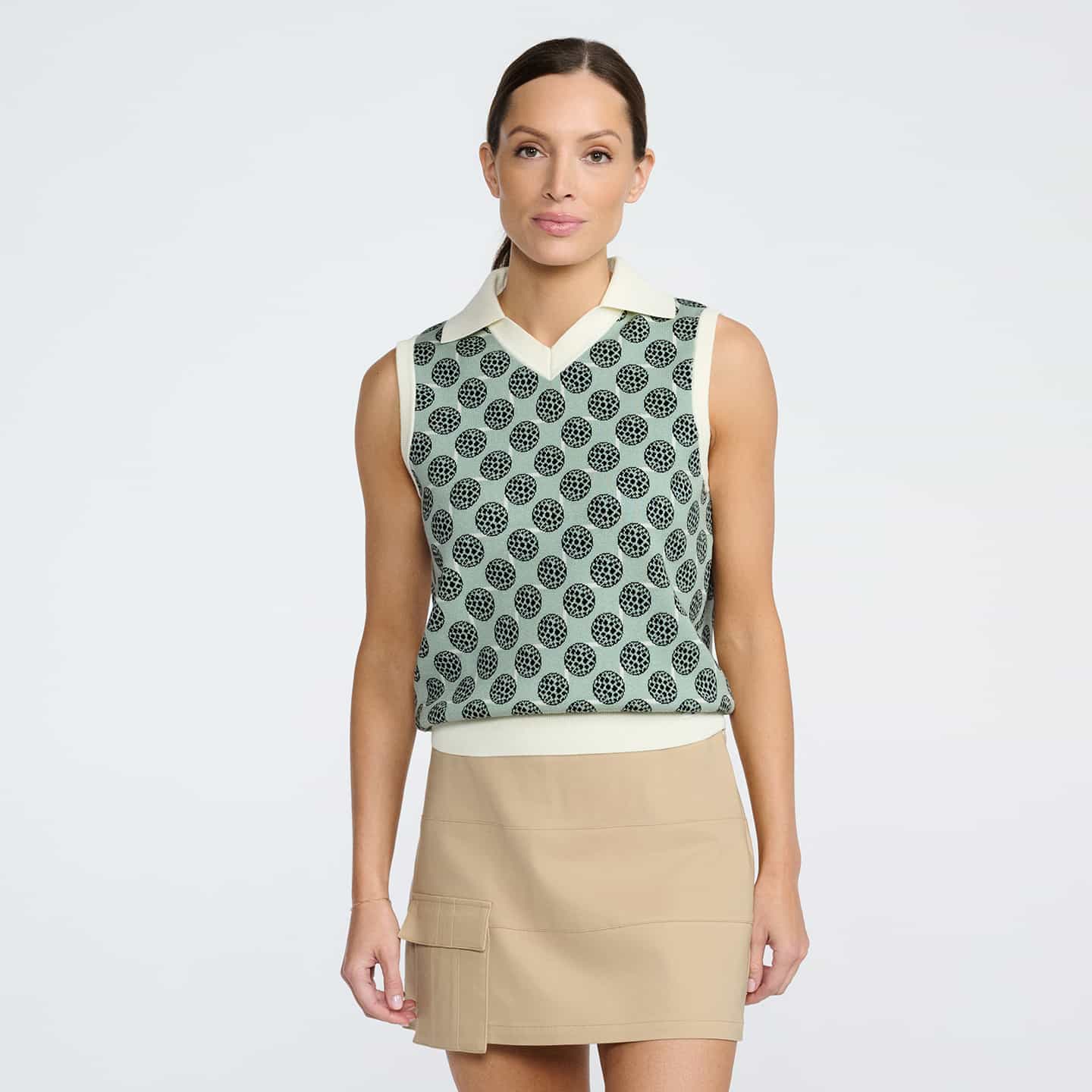 Top Sans Manches À Motif De Balle De Golf