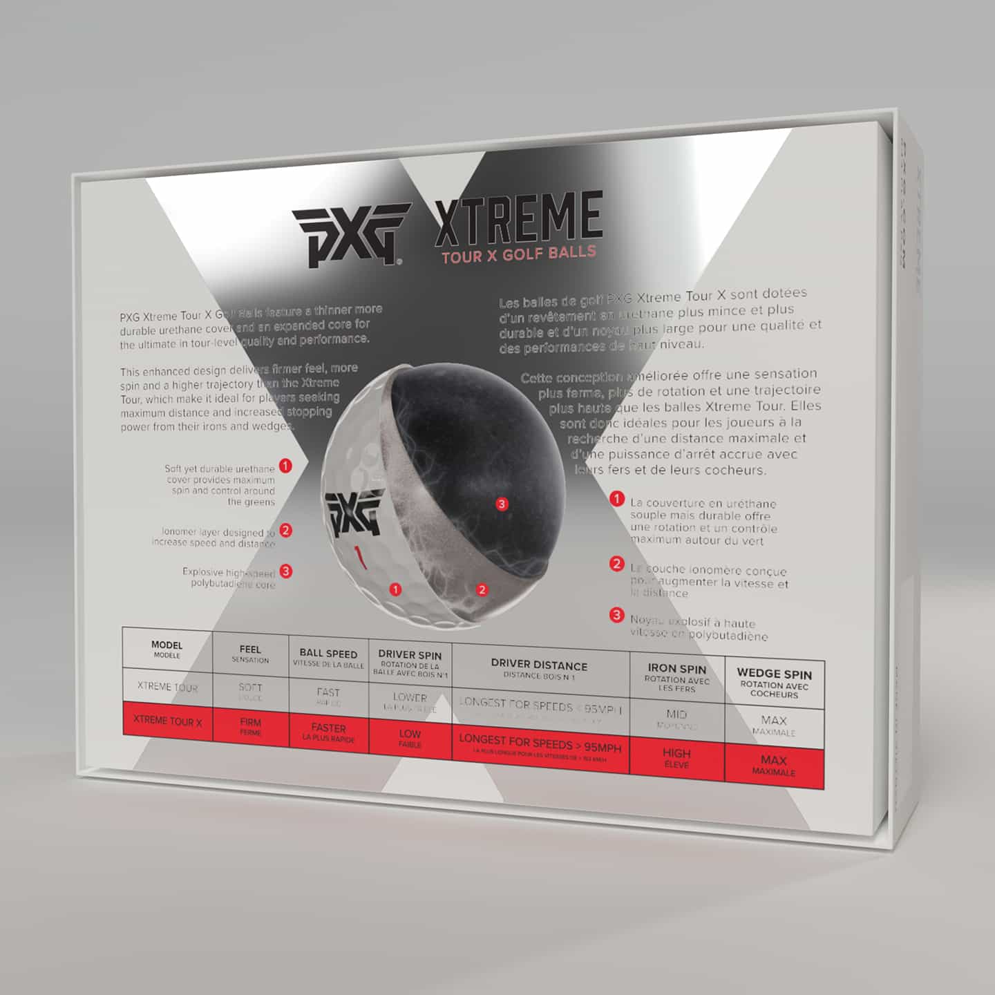 Balles de Golf Xtreme Tour X