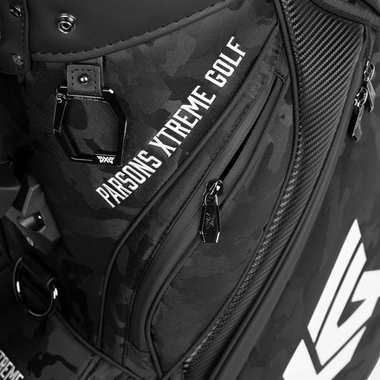 2022 Jacquard Woven Fairway Camo Tour Bag - Black - PXG Canada