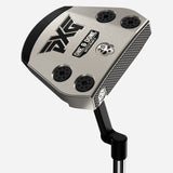 PXG Battle Ready II One & Done platinum putter head on a white background