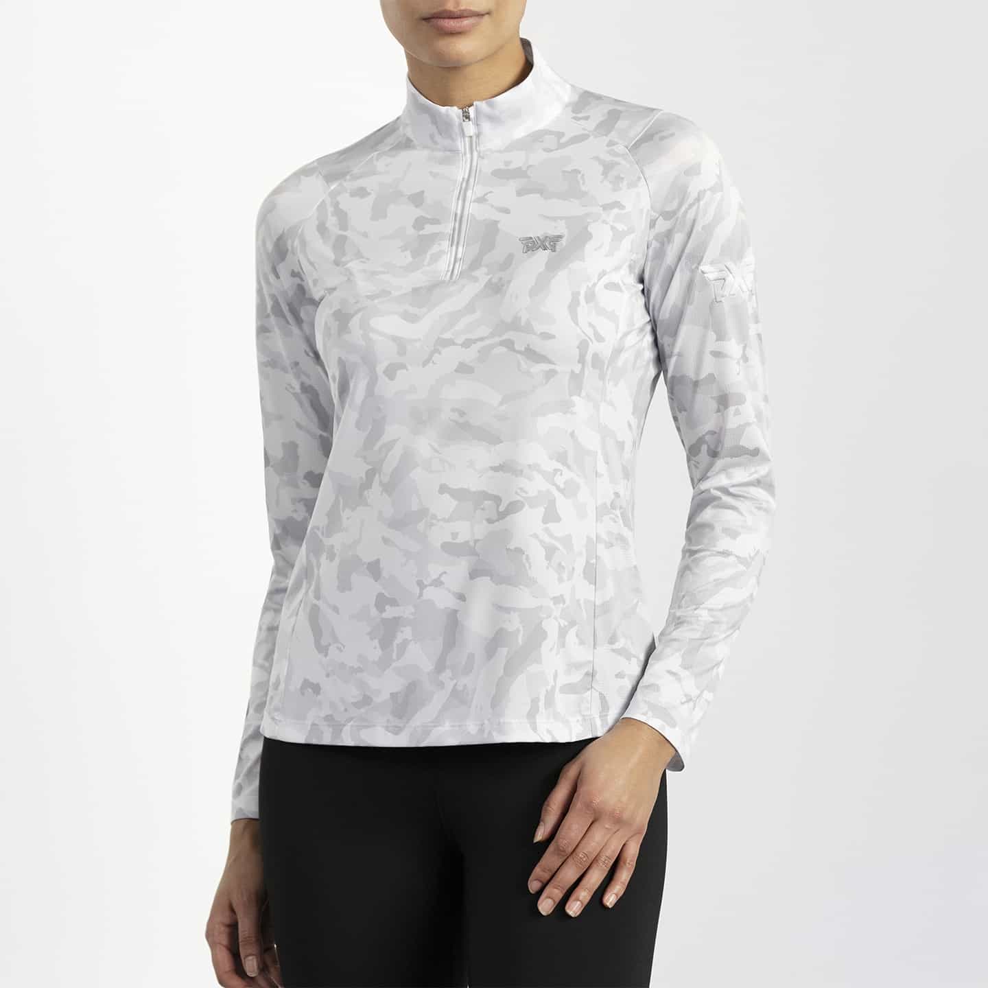 Chandail Essential Fairway Camo À Fermeture À Glissière 1/4 Pour Femmes