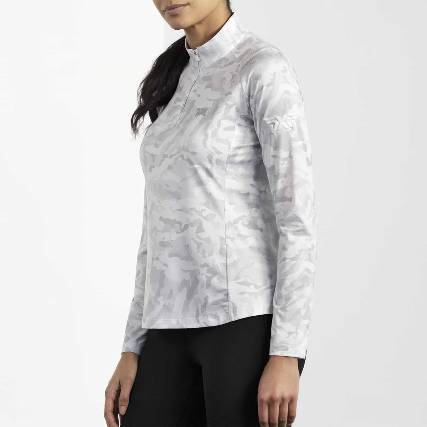Chandail Essential Fairway Camo À Fermeture À Glissière 1/4 Pour Femmes