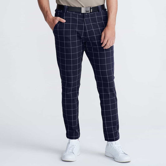 Men's Windowpane Slim Trousers - PXG Canada