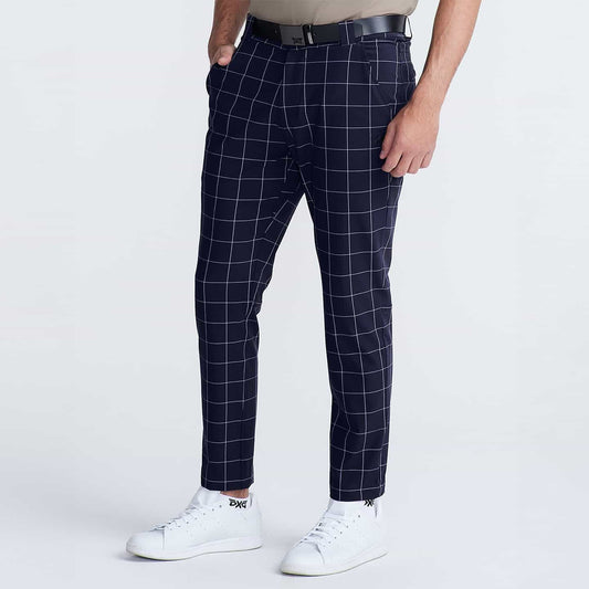 Men's Windowpane Slim Trousers - PXG Canada