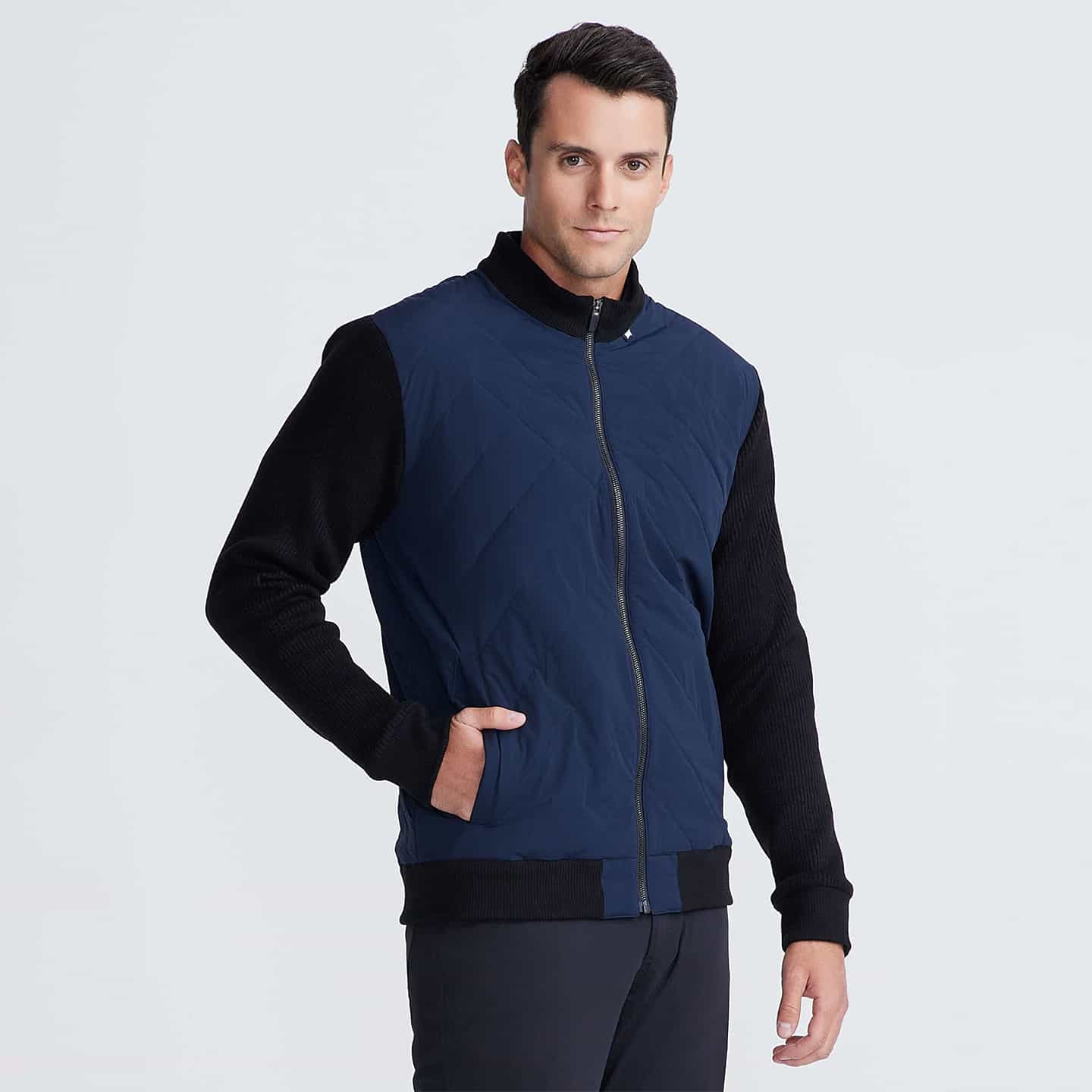 Veste Matelassée En Coton Ouaté Hybride Pour Hommes