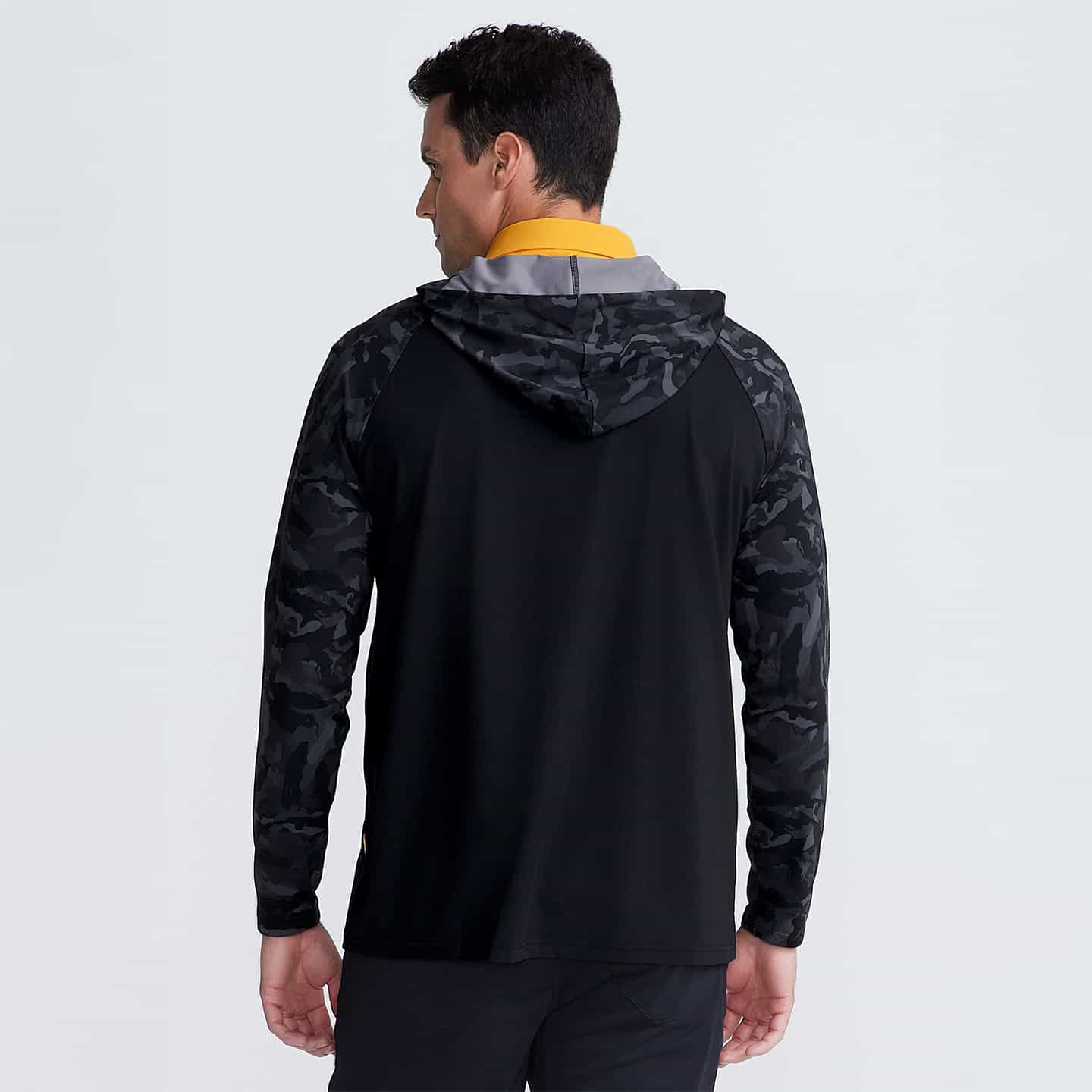 Chandail Fairway Camo À Capuchon Et Manches Raglan Pour Hommes