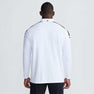 Men's Long Sleeve Knit Shoulder Panel Polo