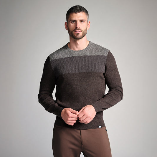 Men's Multi Yarn Mélange Crewneck Sweater - PXG Canada