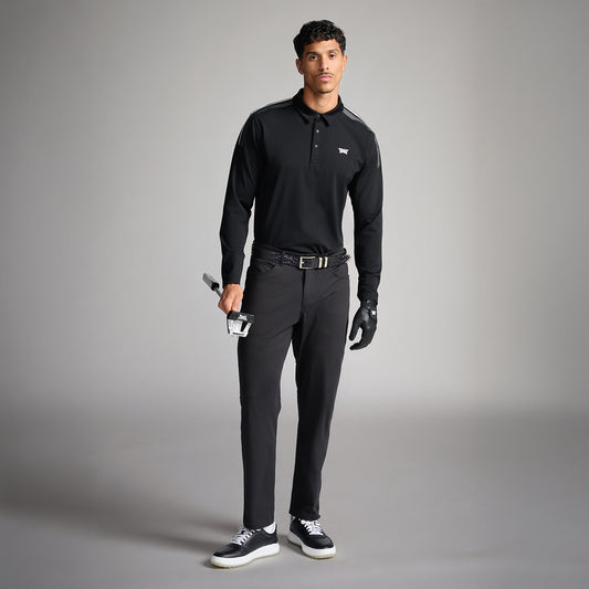 Polo à manches longues avec empiècements aux épaules - PXG Canada