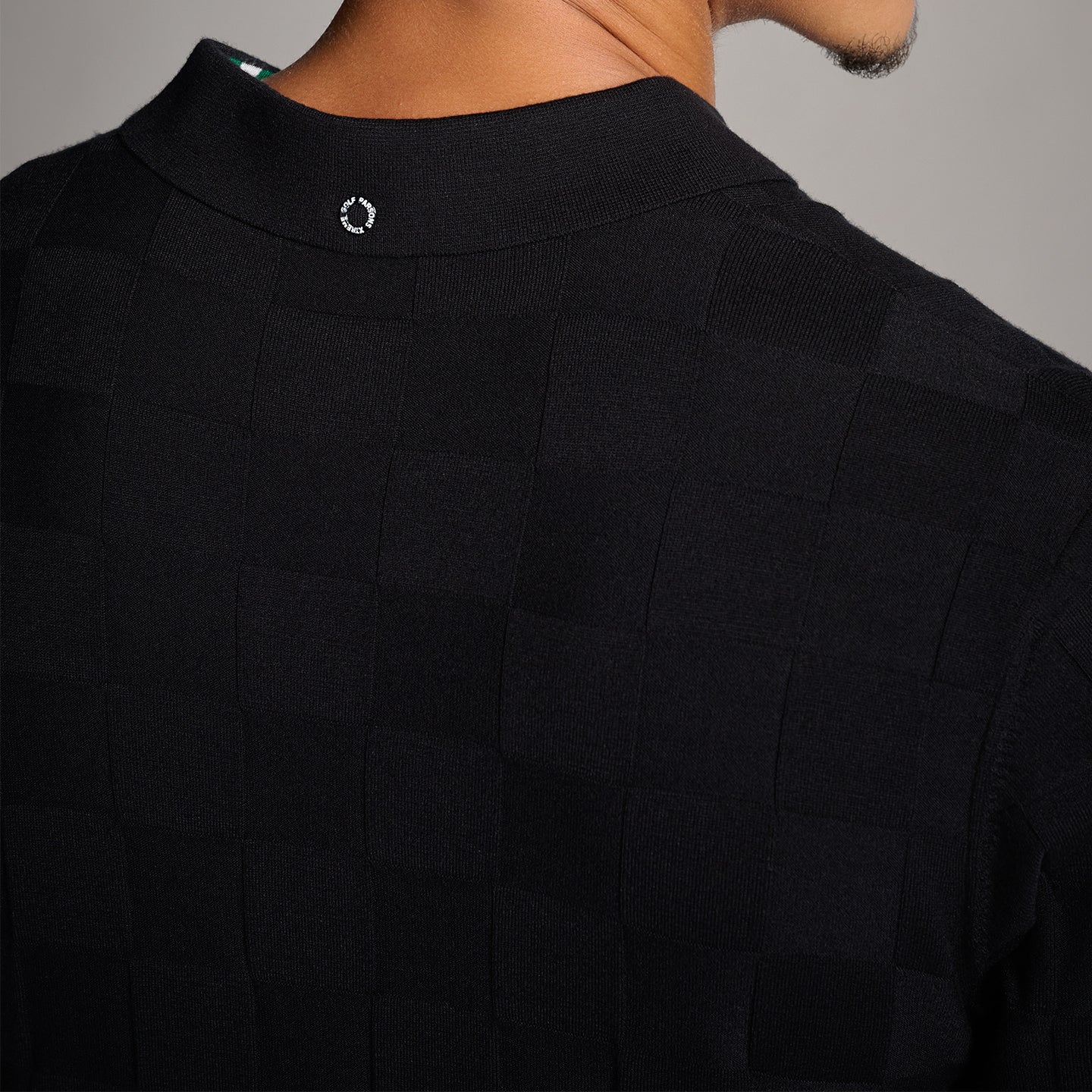 Men's Fairway Checkered Knitted Polo