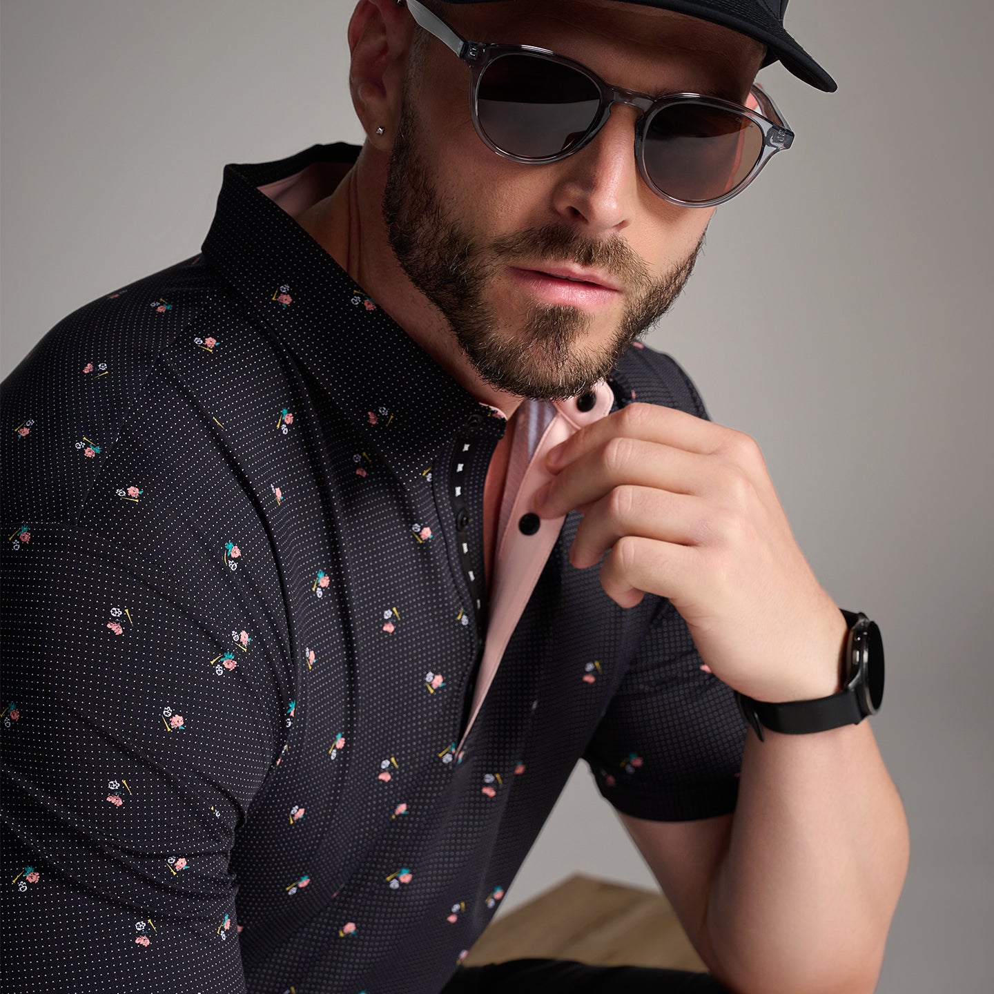 Men's Trinity Print Polo