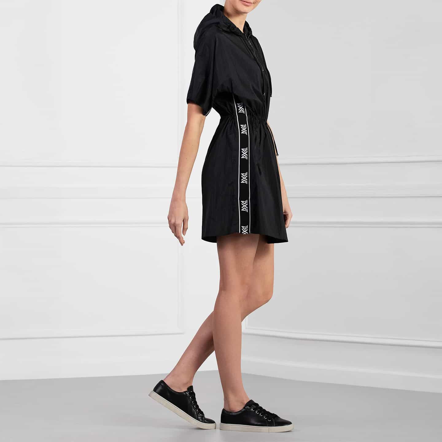 Robe à Capuchon Cintrée à la Taille Pour Femme