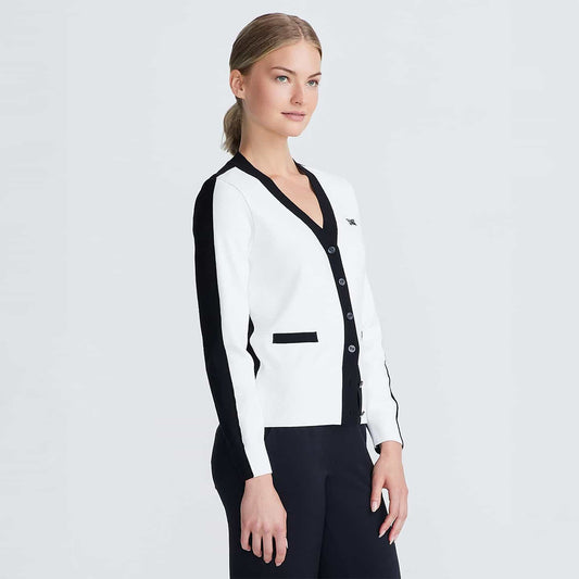 Women's Contrast V-Neck Cardigan - PXG Canada