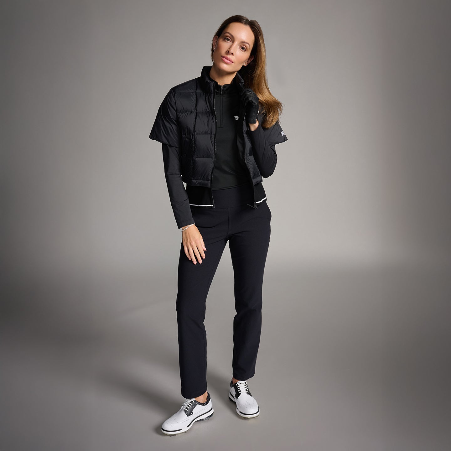 Women's Ribbed Waist Short Sleeve Puffer Jacket – PXG Canada