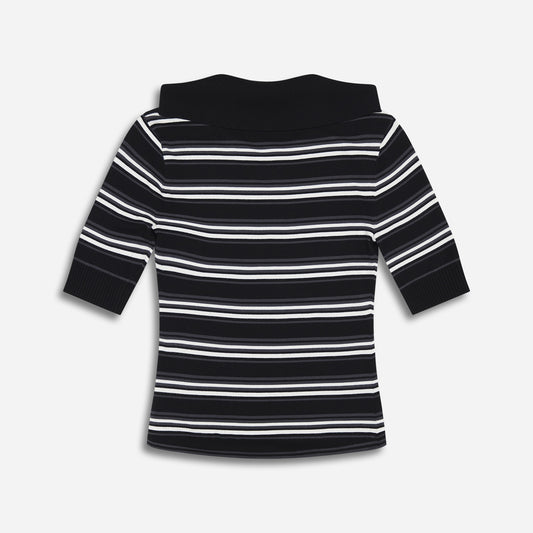 Women's Lapel Knitted Top - PXG Canada