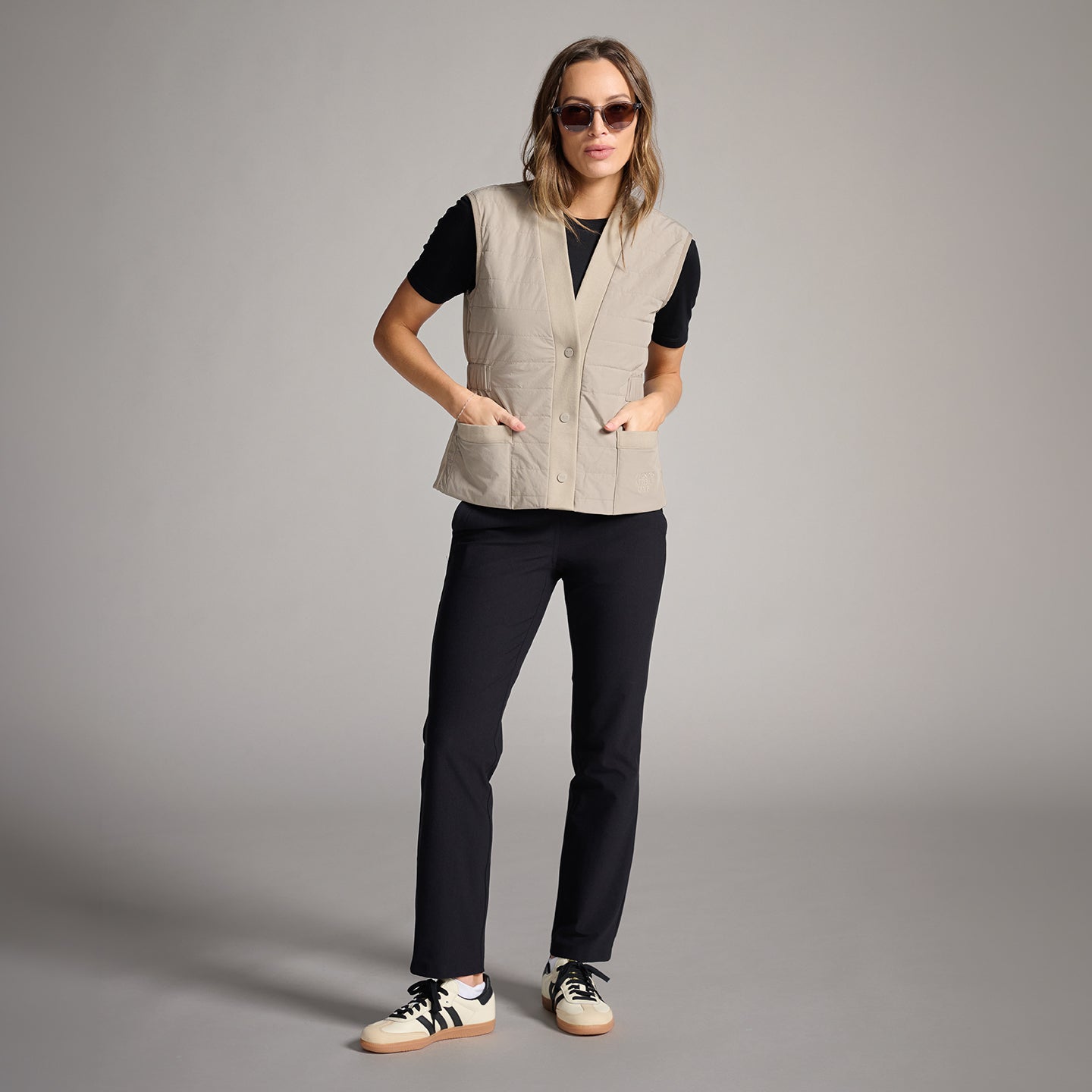 Women's Cardigan Hybrid Vest