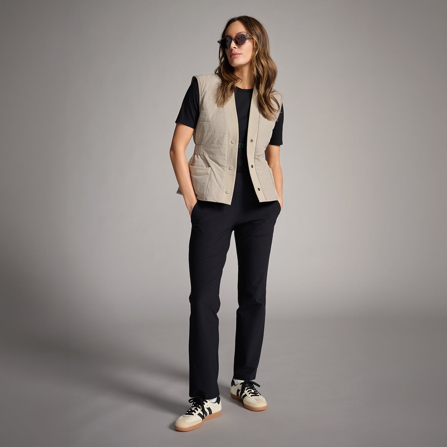 Women's Cardigan Hybrid Vest