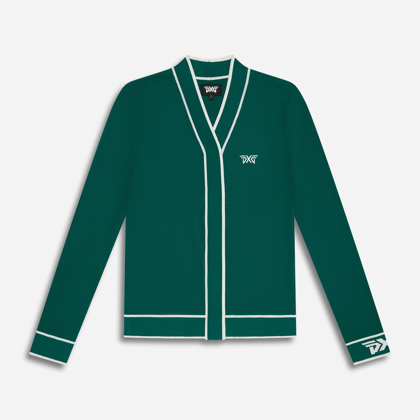 Cardigan De Style Universitaire À Encolure En V Pour Femmes