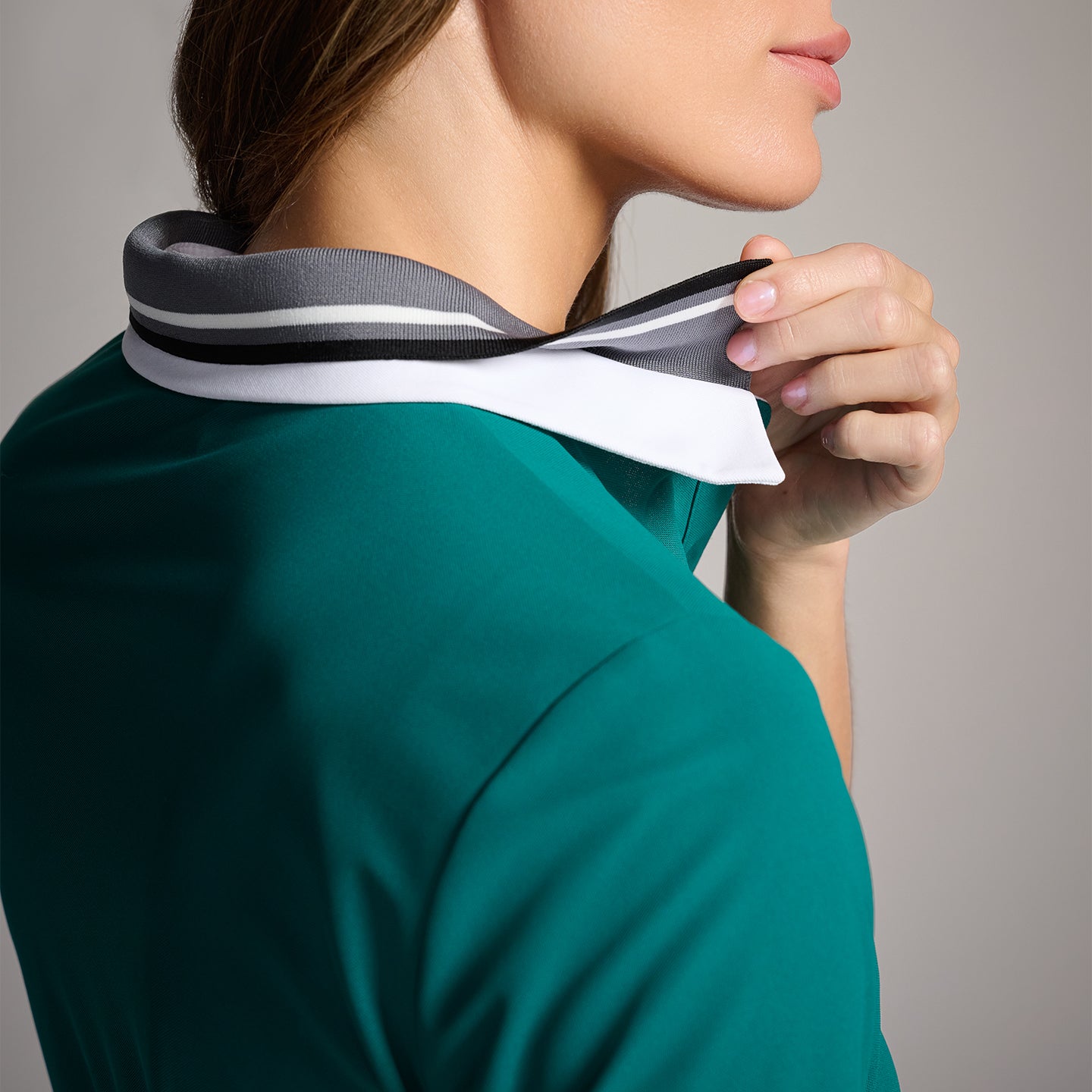 Women's Double Collar Ready To Play Polo