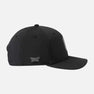 2024 Darkness Skull 6 Panel Curved Bill Snapback - Black - One Size