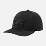 2024 Darkness 6 Panel Curved Bill Snapback - Black - One Size