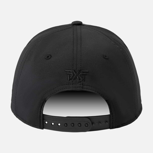 2024 Darkness 6 Panel Curved Bill Snapback - Black - One Size - PXG Canada