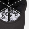 2024 Darkness 6 Panel Curved Bill Snapback - Black - One Size