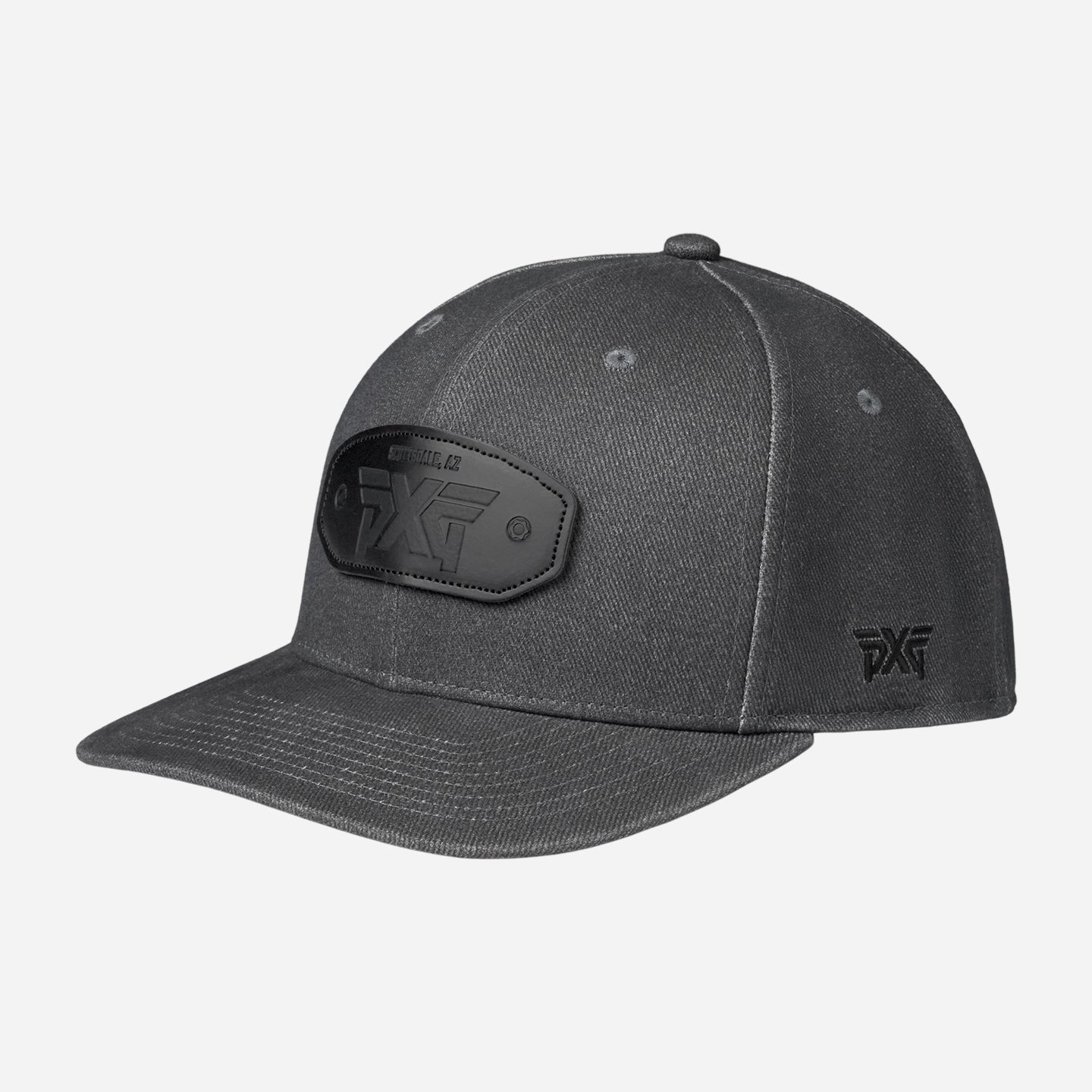 6-Panel Curved Bill Snapback Patch Cap