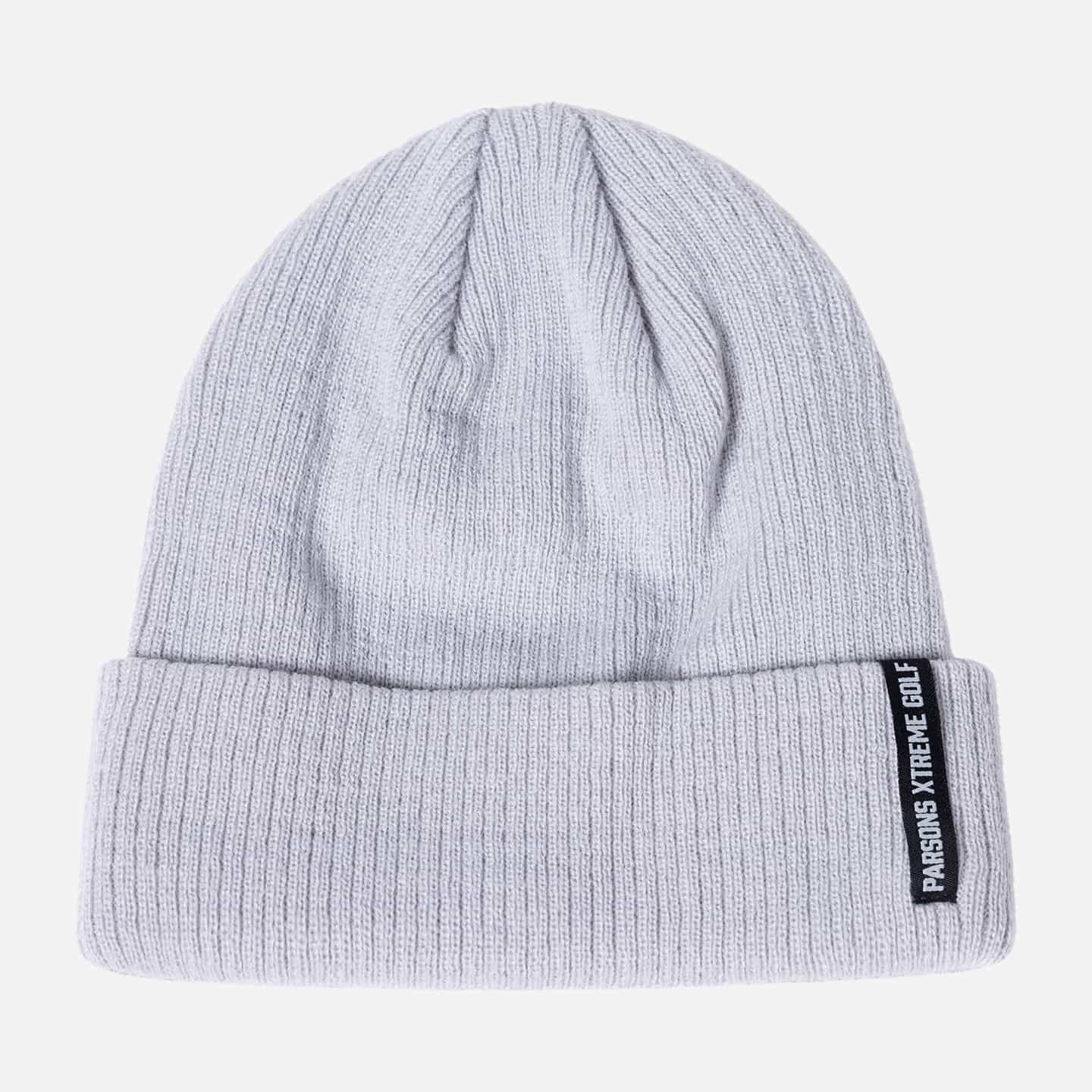 Bonnet En Tricot Côtelé Étiquette Logo