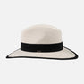 Striped Brim Fedora Hat